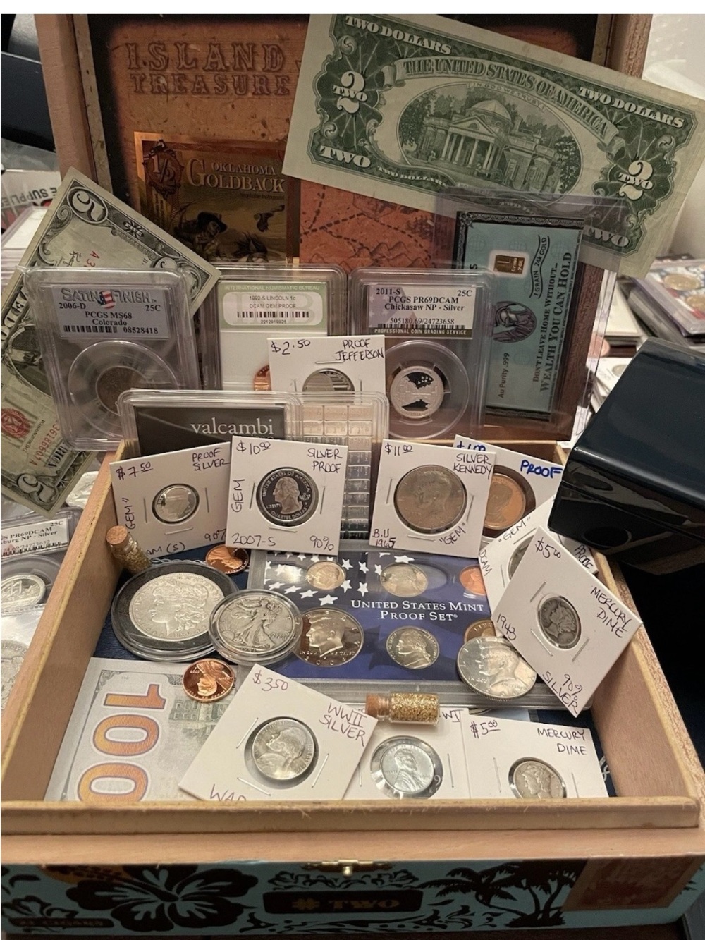 Vintage Silver Coin & Currency Lot. Discontinued Valuable Coins & Notes!